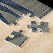 Arabisches Pferd auf einem Feld Stehend Puzzle (Seite)