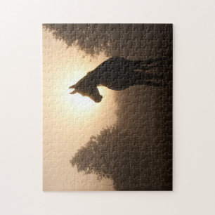 Arabisches Pferd bei Sunrise Puzzle