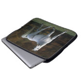 Arabisches Pferd, das 1 laufen lässt Laptopschutzhülle (Vorne Knopf)