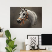 Arabisches Pferd Fine Art Poster (Heimbüro)
