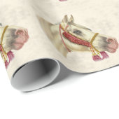 Arabisches Pferd Geschenkpapier (Rolleneckpunkt)