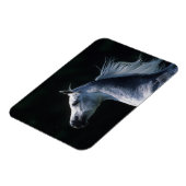 Arabisches Pferd - Headshot 2 Magnet (Linke Seite)