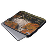 Arabisches Pferd: Herbst 1 Laptopschutzhülle (Vorne Knopf)