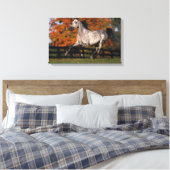 Arabisches Pferd: Herbst 1 Leinwanddruck (Insitu (Schlafzimmer))