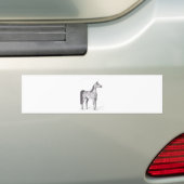 Arabisches Pferd im Bleistift Autoaufkleber (Auf Auto)