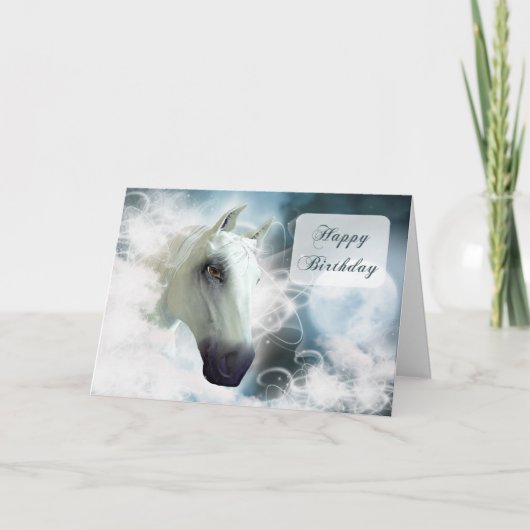 Arabisches Pferd Karte (Vorderseite)