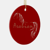 Arabisches Pferd Keramik Ornament (Rechts)
