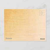 Arabisches Pferd mit Kastanienmantel Postkarte (Rückseite)