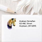 Arabisches Pferd mit Kostümmarke (Insitu)