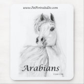 Arabisches Pferd Mousepad (Vorne)