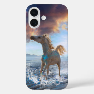 Arabisches Pferd "Pferd von Stellar Island" iPhone 16 Hülle
