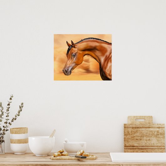Arabisches Pferd Poster (Küche)