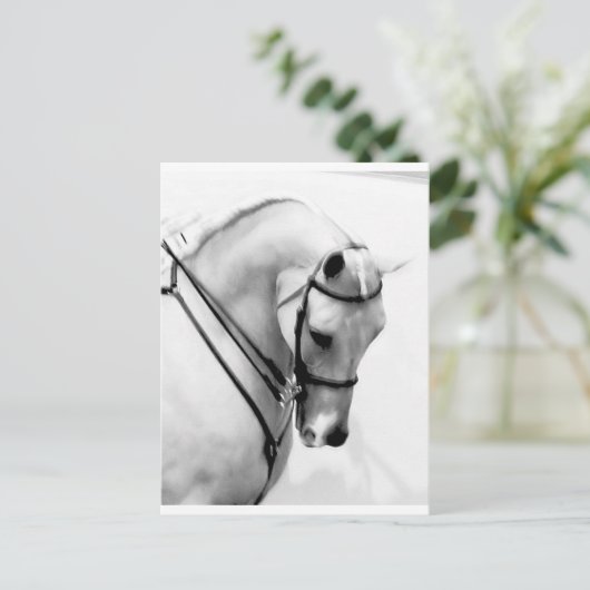 Arabisches Pferd Postkarte (Stehend Vorderseite)