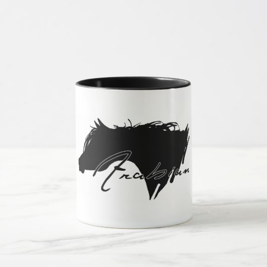 Arabisches Pferd Tasse (Zentrum)