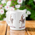 Arabisches Pferd und Rumi zitieren Tasse<br><div class="desc">Arabisches Pferd und Rumi zitieren Tasse</div>