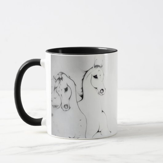 "Arabisches Pferd" von Adelia Audi Tasse (Links)