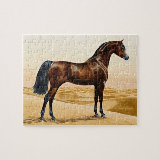 Arabisches Pferd - William Barraud Puzzle (Horizontal)