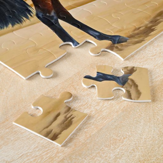 Arabisches Pferd - William Barraud Puzzle (Seite)