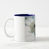 Arabisches Pferd Zweifarbige Tasse (Links)