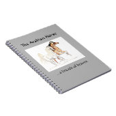 Arabisches Pferdenotizbuch Notizblock (Rechte Seite)