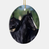 Arabisches Pferdeverkratzen Keramik Ornament (Rechts)