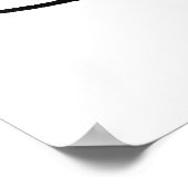 Arabisches Portrait in Pen & Ink Poster (Ecke)