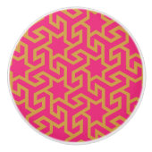 Arabisches sternförmiges Muster Keramikknauf (Vorderseite)