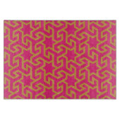 Arabisches Sternmuster Schneidebrett (Vorderseite)