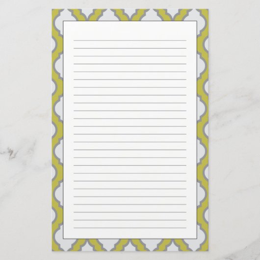Arabisches Stilmuster Briefpapier (Vorderseite)
