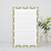 Arabisches Stilmuster Briefpapier (Stehend Vorderseite)