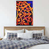 arabisches Türdesign Leinwanddruck (Insitu (Schlafzimmer))