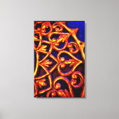 arabisches Türdesign Leinwanddruck (Vorderseite)