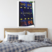 arabisches Türdesign Leinwanddruck (Insitu (Schlafzimmer))