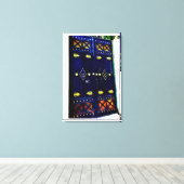 arabisches Türdesign Leinwanddruck (Insitu (Holzboden))