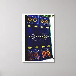 arabisches Türdesign Leinwanddruck