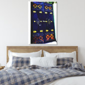 arabisches Türdesign Leinwanddruck (Insitu (Schlafzimmer))