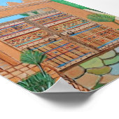 Arabisches Türposter Poster (Ecke)