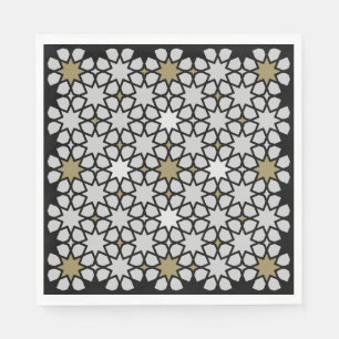 Arabisches Zuhause-Muster drucken Serviette