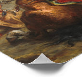 Arabs Skirmishing - Eugène Boudin Fine Art Poster (Ecke)