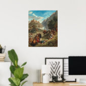 Arabs Skirmishing - Eugène Boudin Fine Art Poster (Heimbüro)