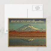 Aracar Vulkan Argentinien Postkarte (Vorne/Hinten)