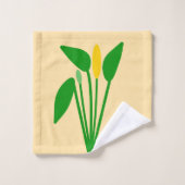 Araceae-Badehandtuch Badhandtuch Set (Waschlappen)