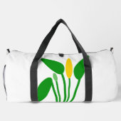 Araceae Druck Cut Sew Tasche (Rückseite)