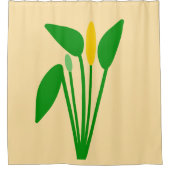 Araceae-Duschvorhang Duschvorhang (Vorderseite)