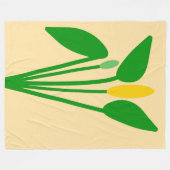 Araceae-Flanelldecke Fleecedecke (Vorderseite (Horizontal))