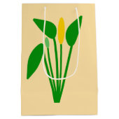 Araceae-Geschenktasche Mittlere Geschenktüte (Rückseite)