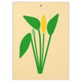 Araceae Klemmbrett (Rückseite)