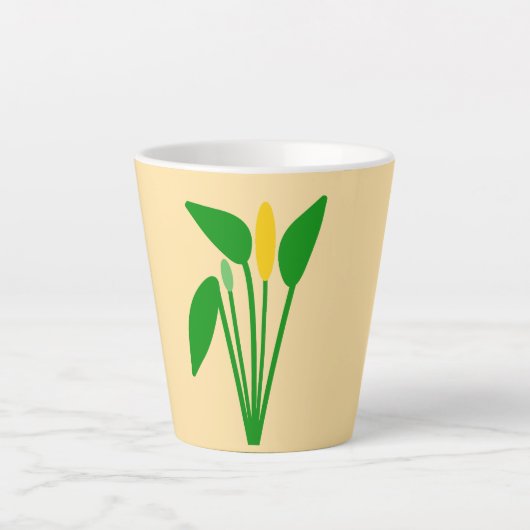 Araceae Latte Tasse (Vorderseite)