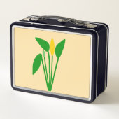 Araceae-Lunchbox Metall Brotdose (Rückseite)