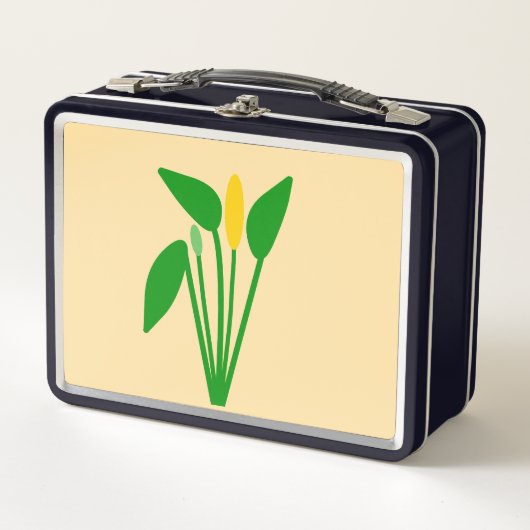 Araceae-Lunchbox Metall Brotdose (Vorderseite)
